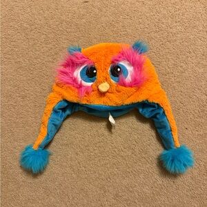 Colorful Owl Plush Hat for Kids